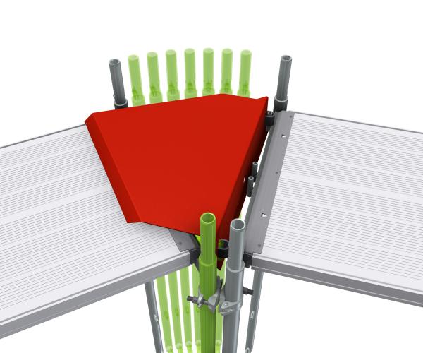 Polygonabdeckung 2-bohlig